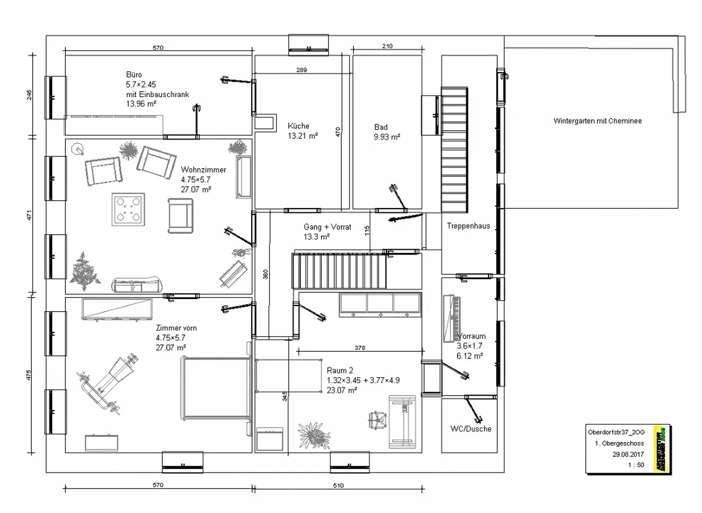 4 1/2-Zimmer Wohnung mit Wintergarten - Foto 14 von 14