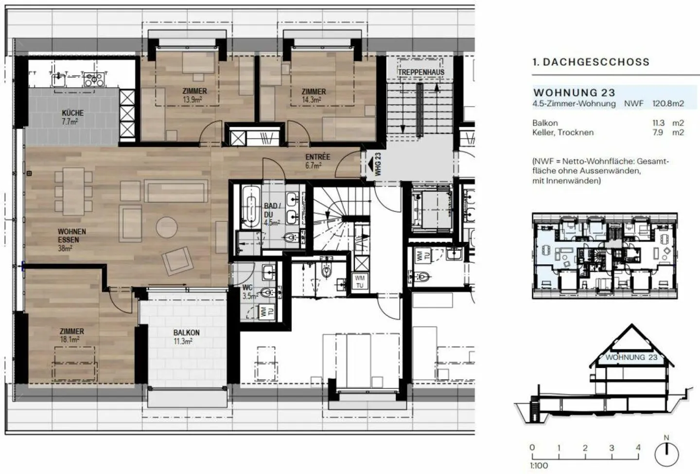Première location : appartement spacieux et lumineux avec beaucoup de charme - Photo 2 sur 3