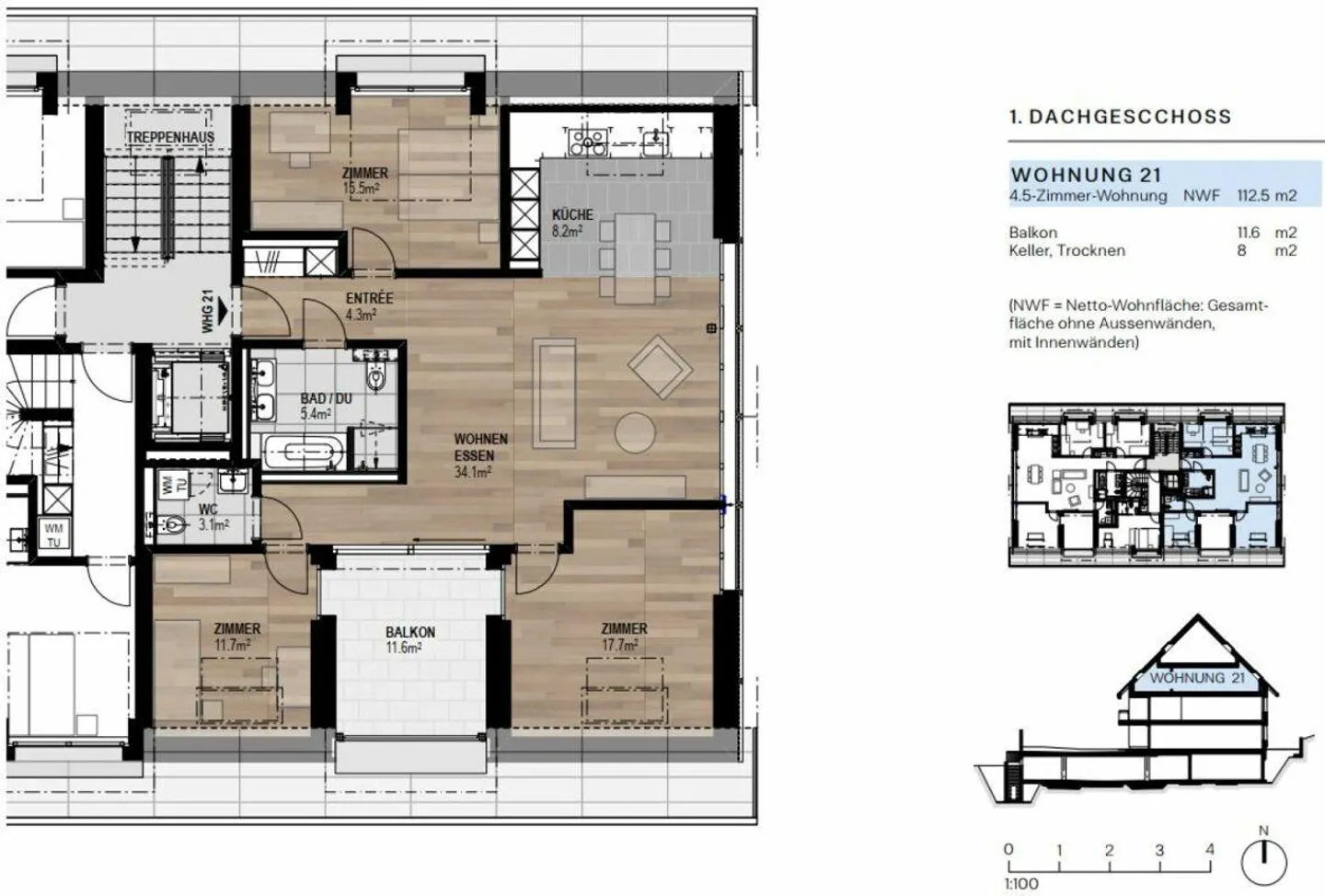 Première location : appartement spacieux et lumineux avec beaucoup de charme - Photo 3 sur 3
