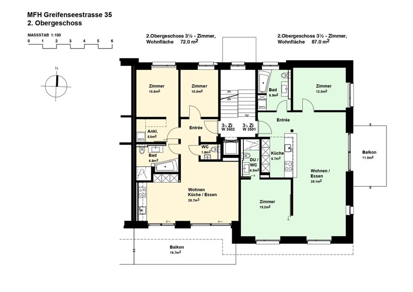 Charmante Wohnung in Oerlikon - Foto 6 von 6