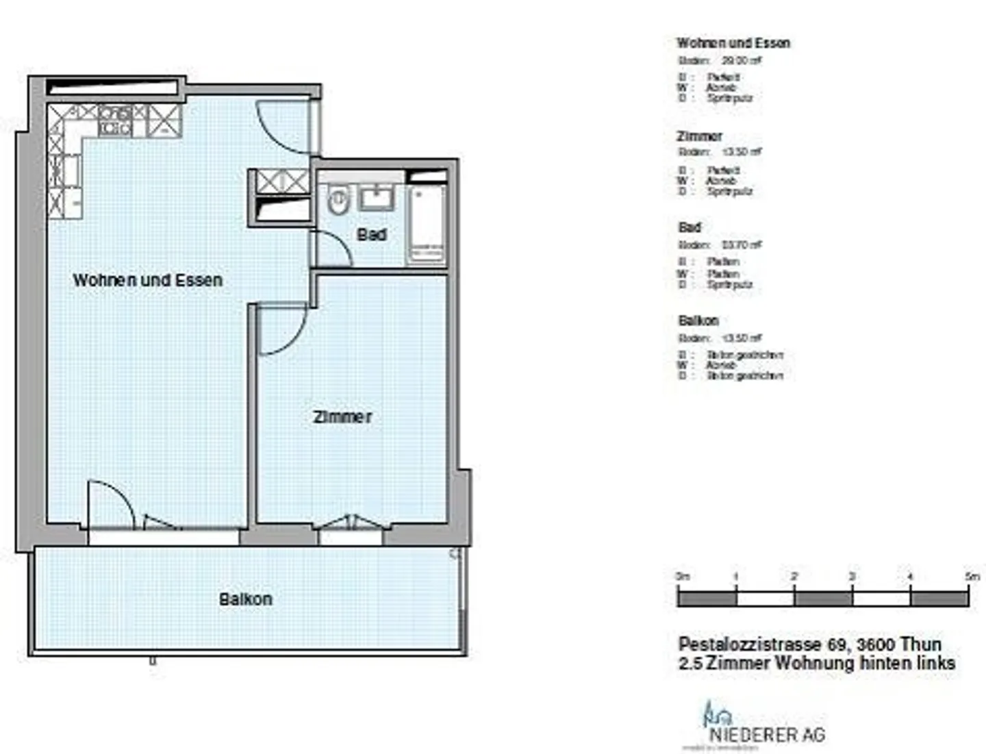 Attractive 2-room apartment in Pestalozzipark - Photo 7 of 8