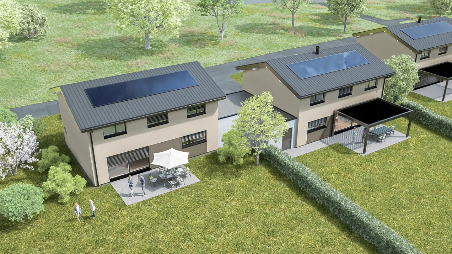 Villa nuova indipendente con garage attiguo Orientamento Sud-Ovest - Foto 2 di 13