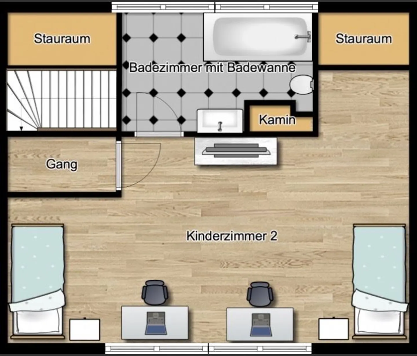 4.5-room single-family house with garden, seating area and parking space - Photo 12 of 12