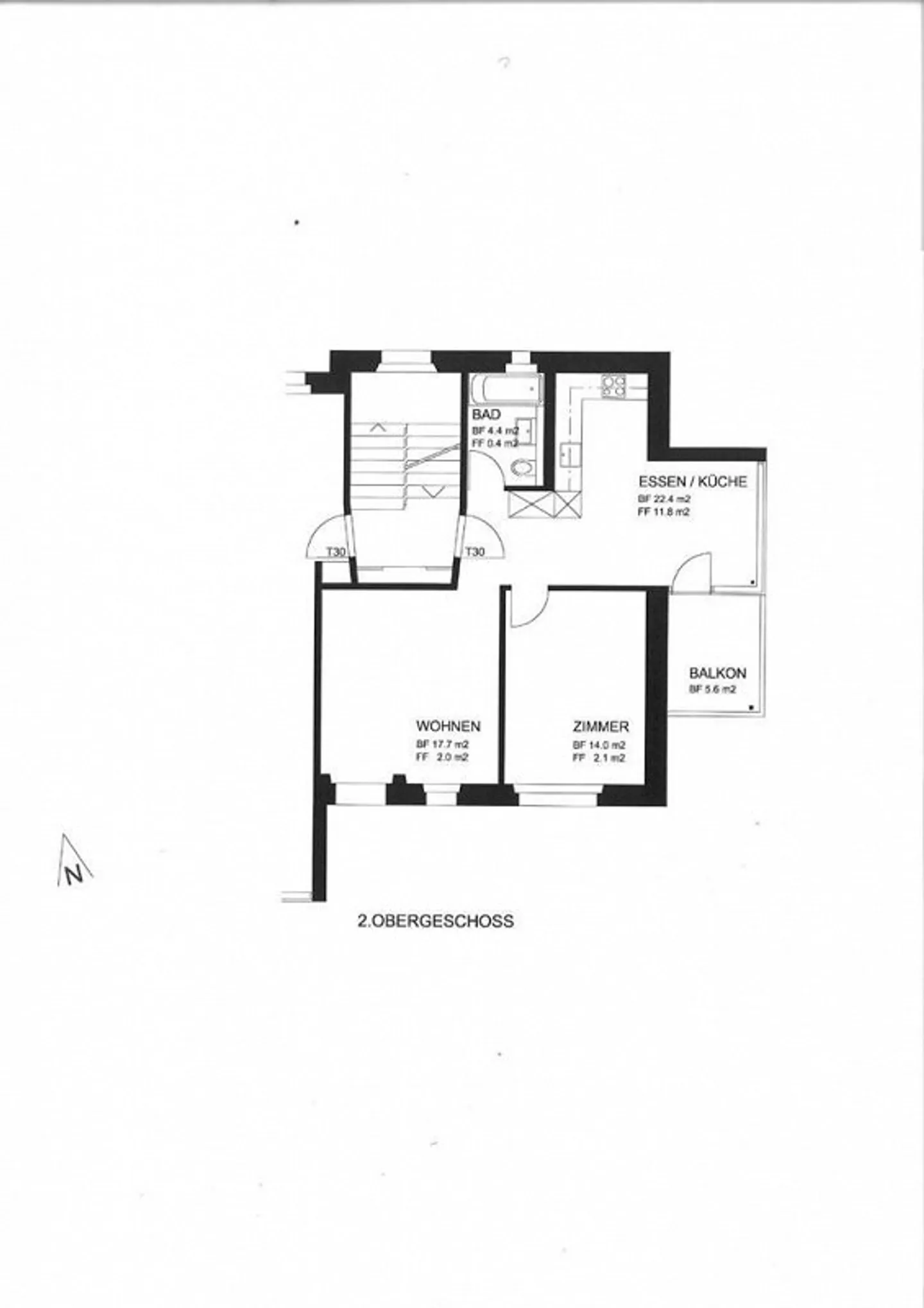 Charming apartment with balcony - Photo 7 of 8