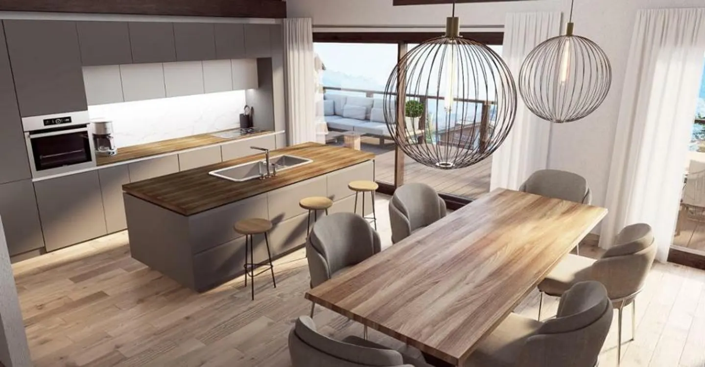 Verwirklichen Sie Ihre Träume Chalet zum Bau als Hauptwohnsitz 6 Zimmer halb - Foto 2 von 7
