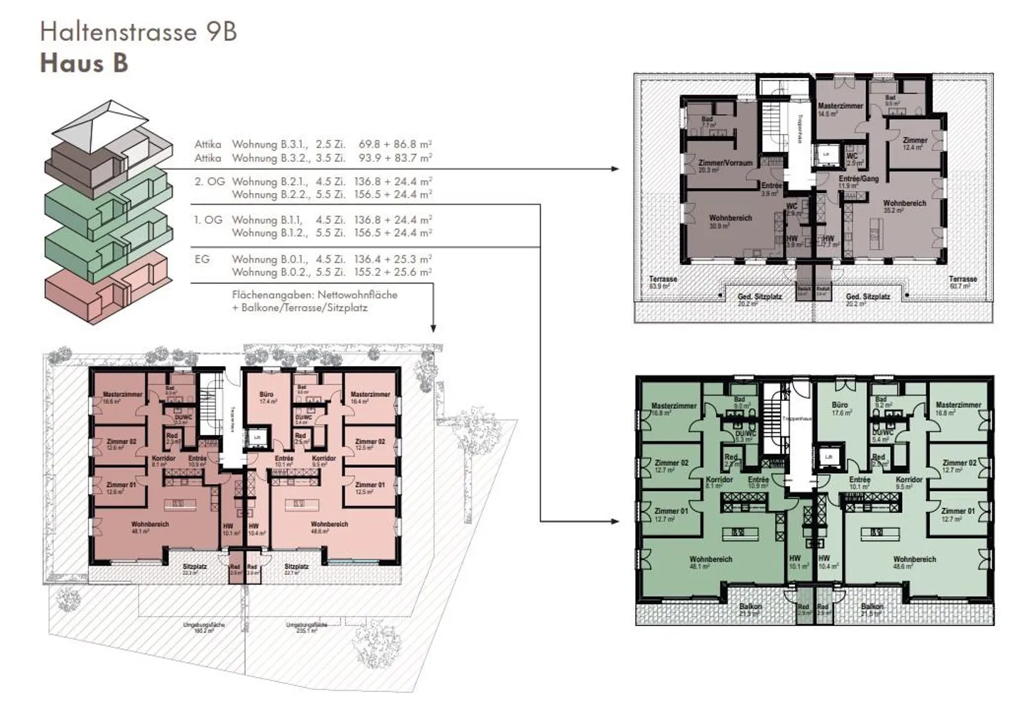 First occupancy - 4.5 room apartments - Photo 4 of 4