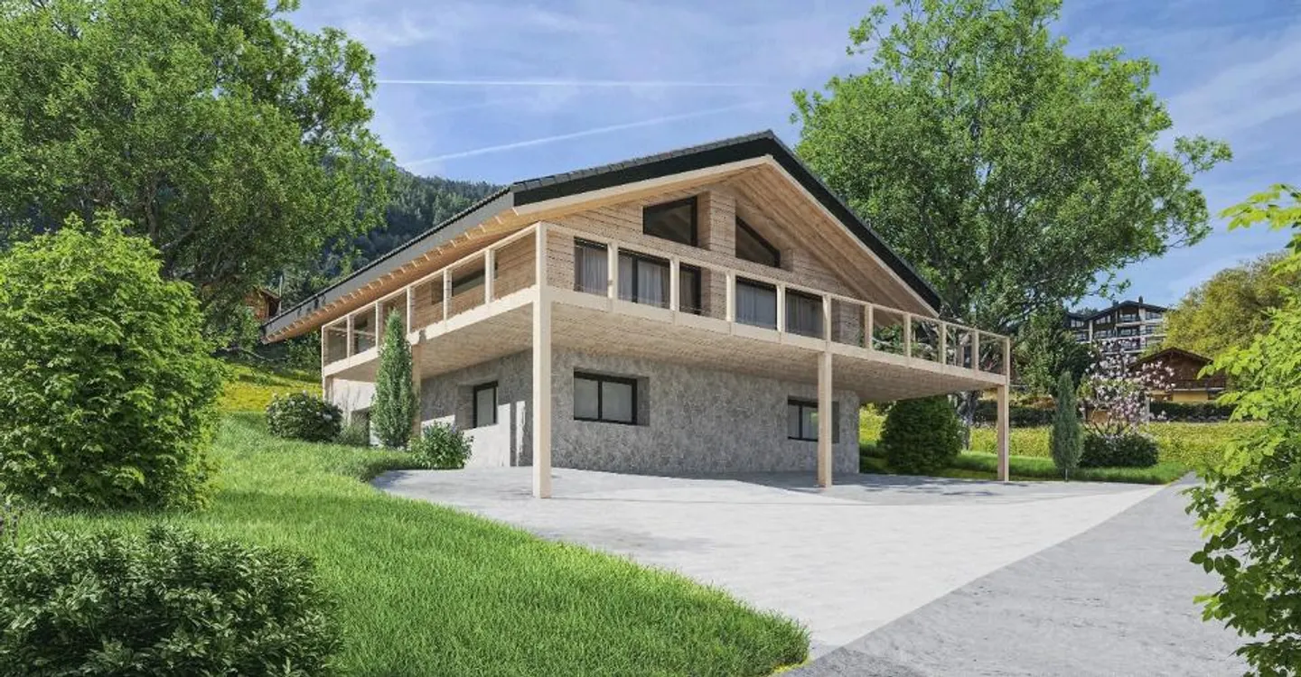 Verwirklichen Sie Ihre Träume Chalet zum Bau als Hauptwohnsitz 6 Zimmer halb - Foto 5 von 7