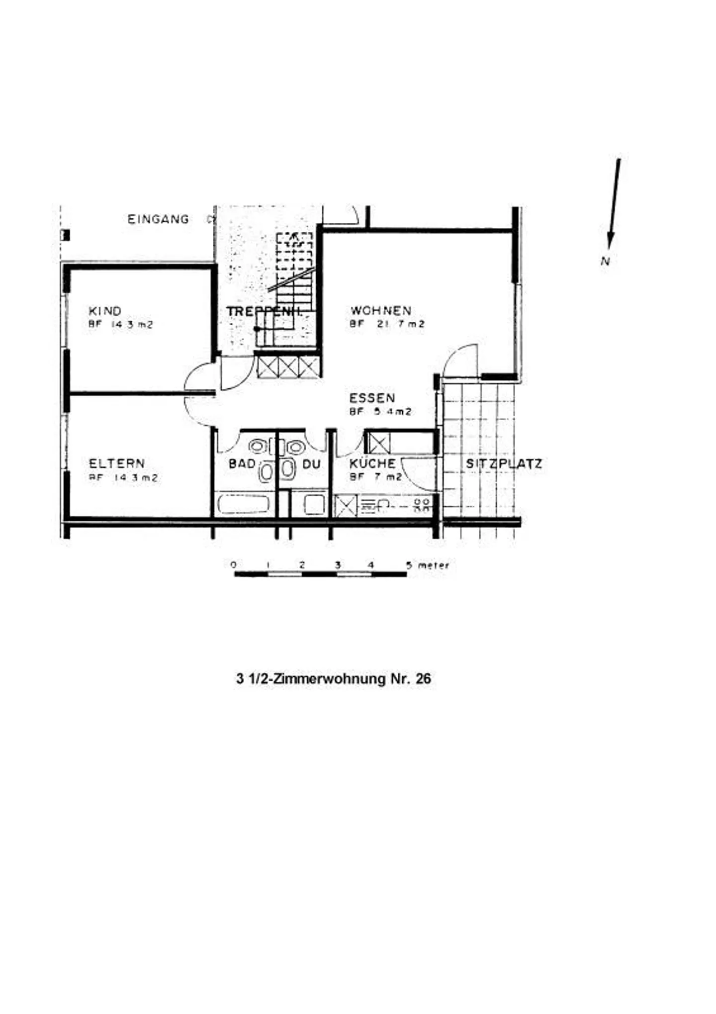 Appartement lumineux de 3,5 pièces dans un emplacement calme à Olten - Photo 9 sur 9
