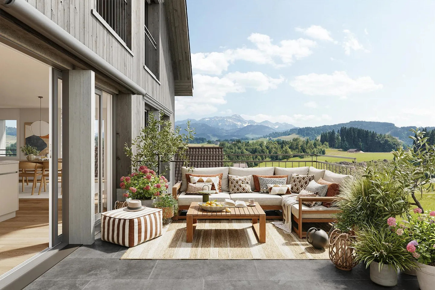Neues Einfamilienhaus mit atemberaubender Aussicht - Foto 2 von 5