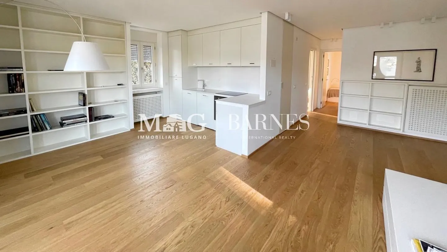 Lugano, Paradiso: 3,5-Zimmer-Wohnung mit Seeblick und Terrasse - Foto 3 von 8