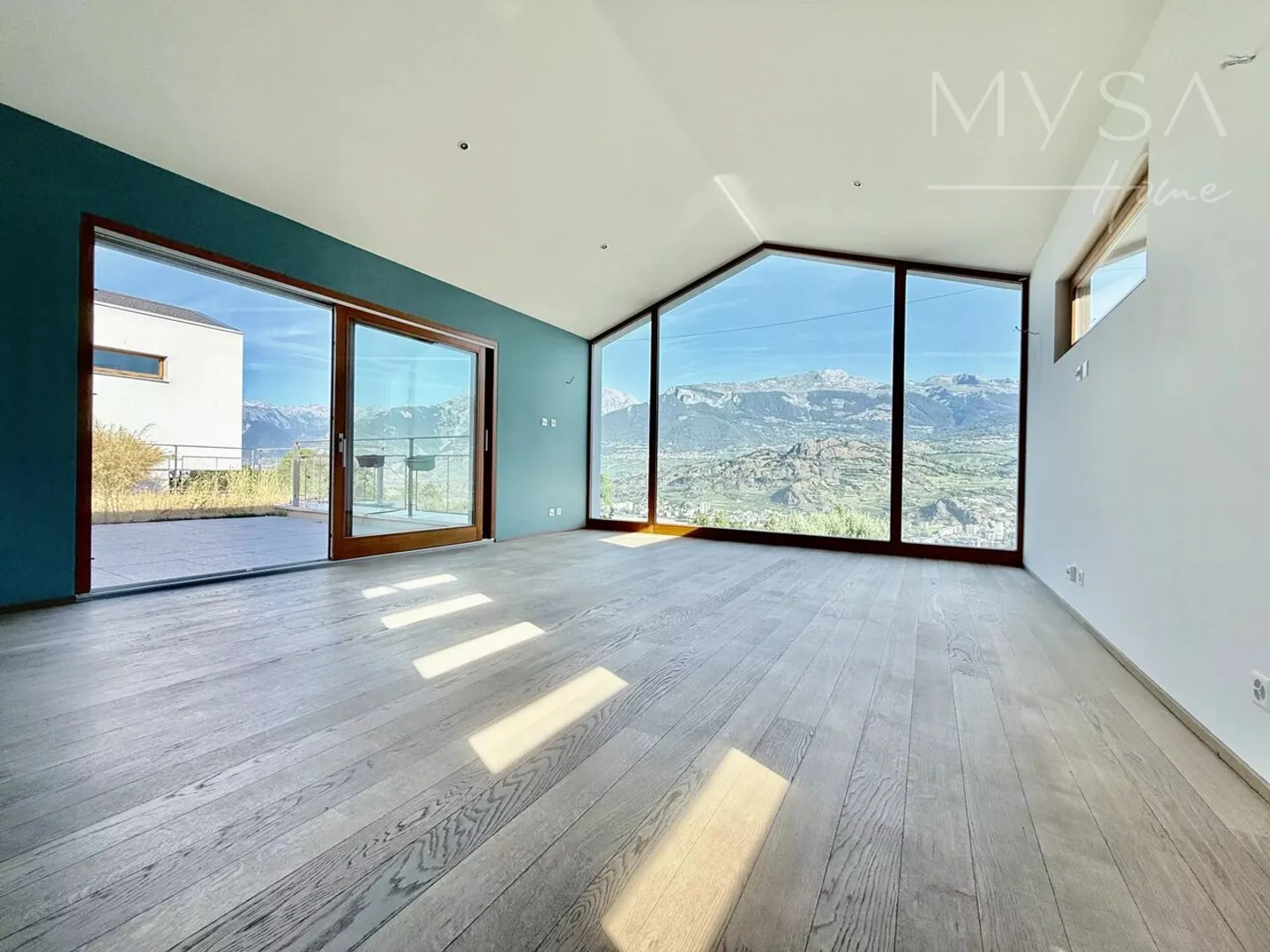 Villa moderne avec vue panoramique sur la vallée du Rhône - Foto 1 di 10