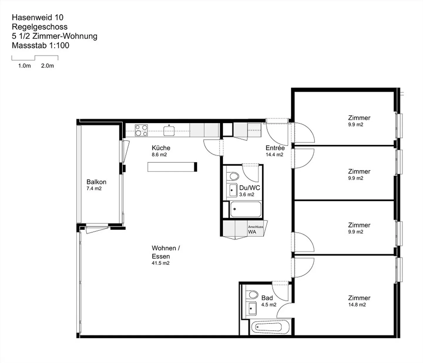 Spacious apartment in a quiet location in Schöngrund - Olten - Photo 8 of 8