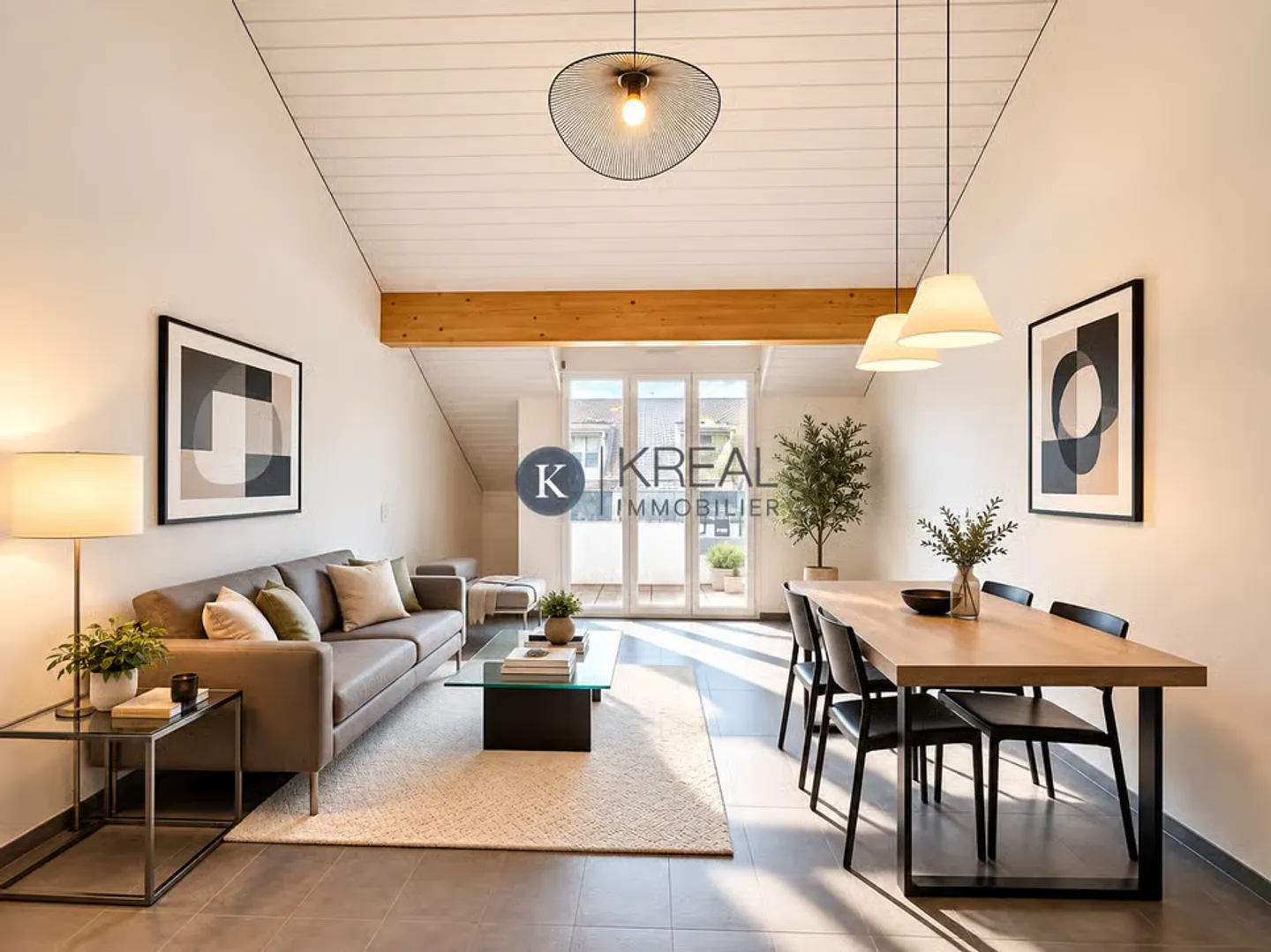 Schöne 2,5-Zimmer-Wohnung im obersten Stock eines neuen Eigentumswohnhauses - Foto 2 von 7