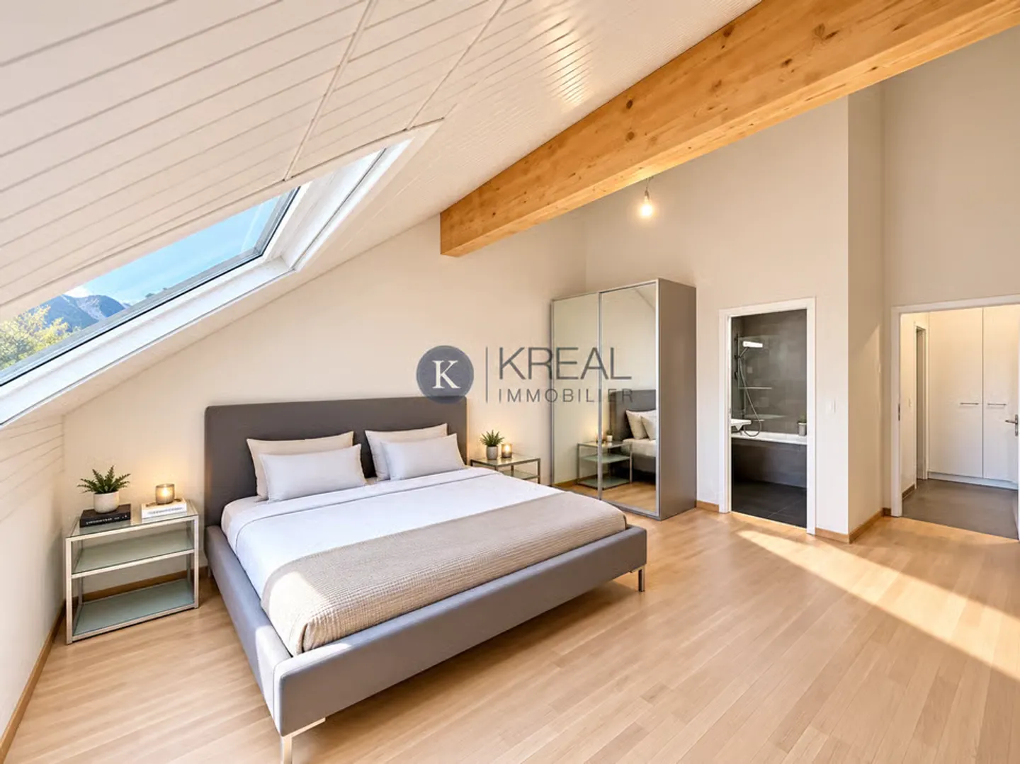 Schöne 2,5-Zimmer-Wohnung im obersten Stock eines neuen Eigentumswohnhauses - Foto 4 von 7
