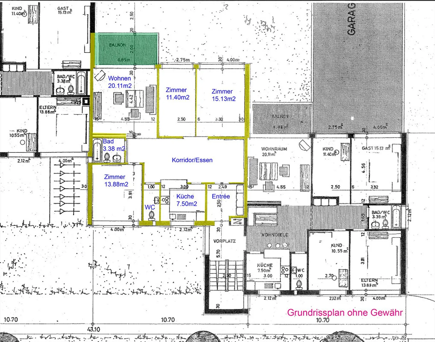 Sonnige 4½-Zimmerwohnung - Foto 1 von 5