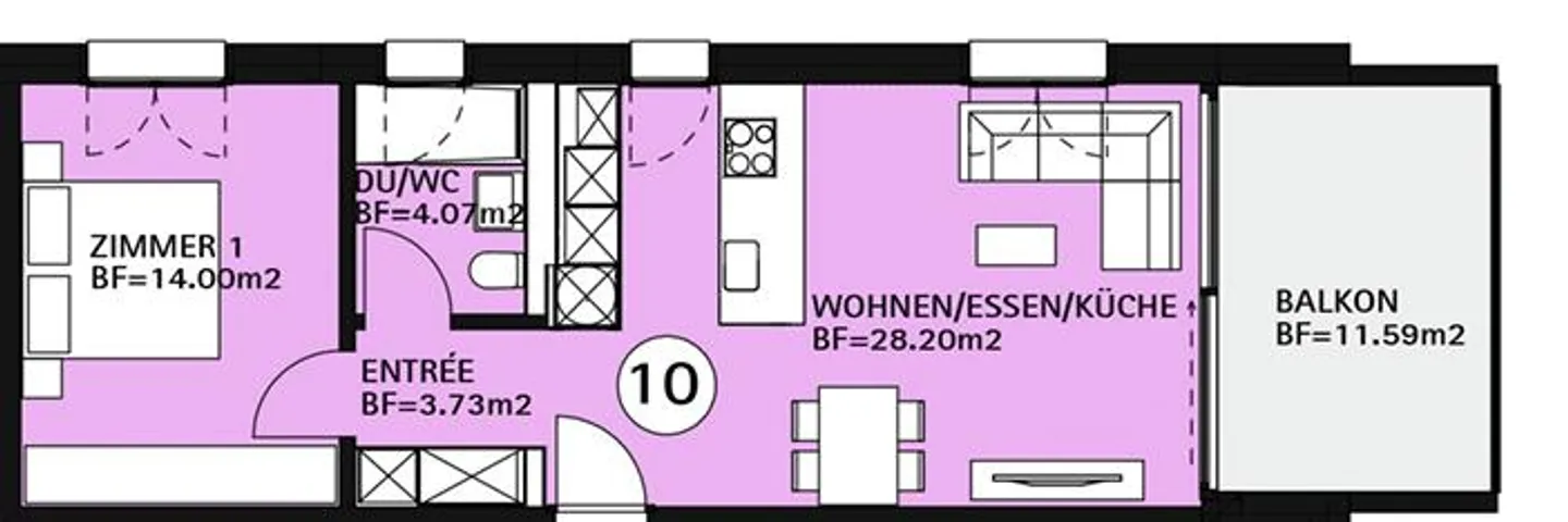 Gemütliche Wohnung in Cazis - Foto 7 von 7