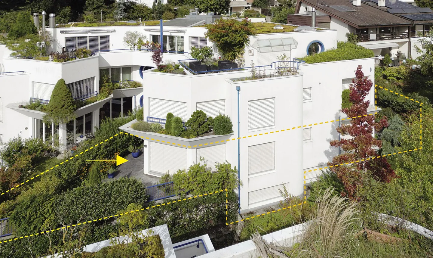 Appartement de jardin attrayant de 6,5 pièces avec un grand espace hobby et salle de bain privée - Photo 1 sur 13