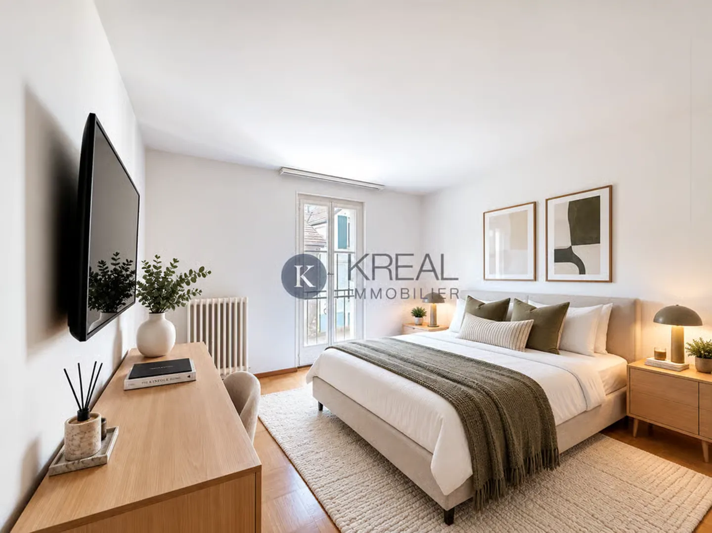 In the heart of Bussigny - 2.5 room apartment with balcony - Photo 1 of 6