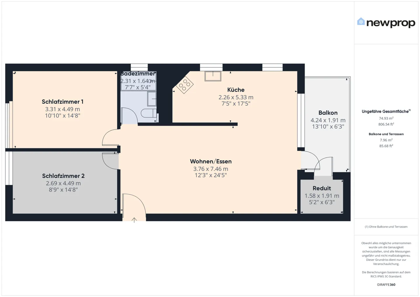 Cozy 3.5-room apartment with a view - Photo 17 of 18
