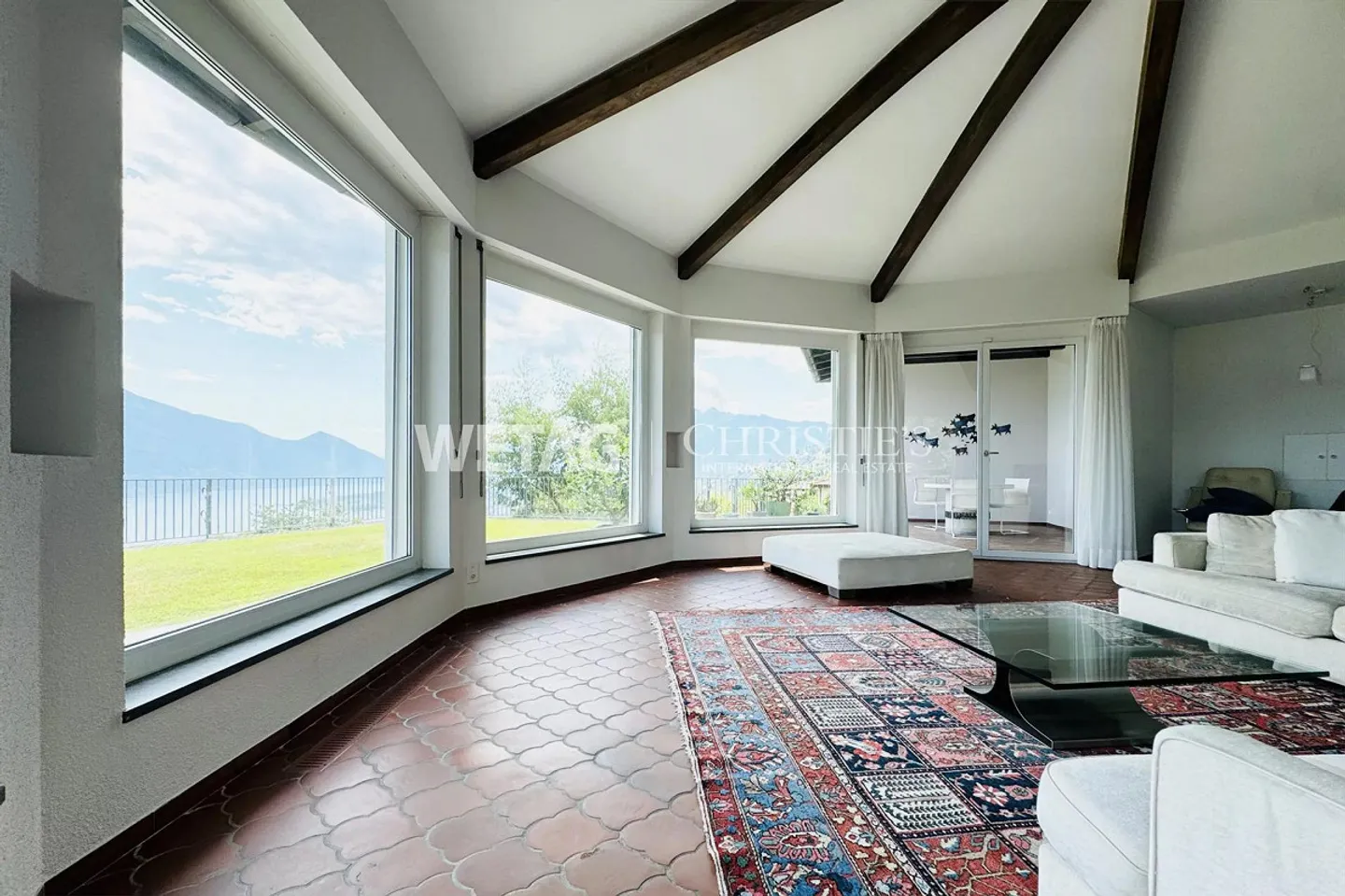 Charmante villa de style méditerranéen avec jardin et vue sur le lac à Minusio - Photo 3 sur 13