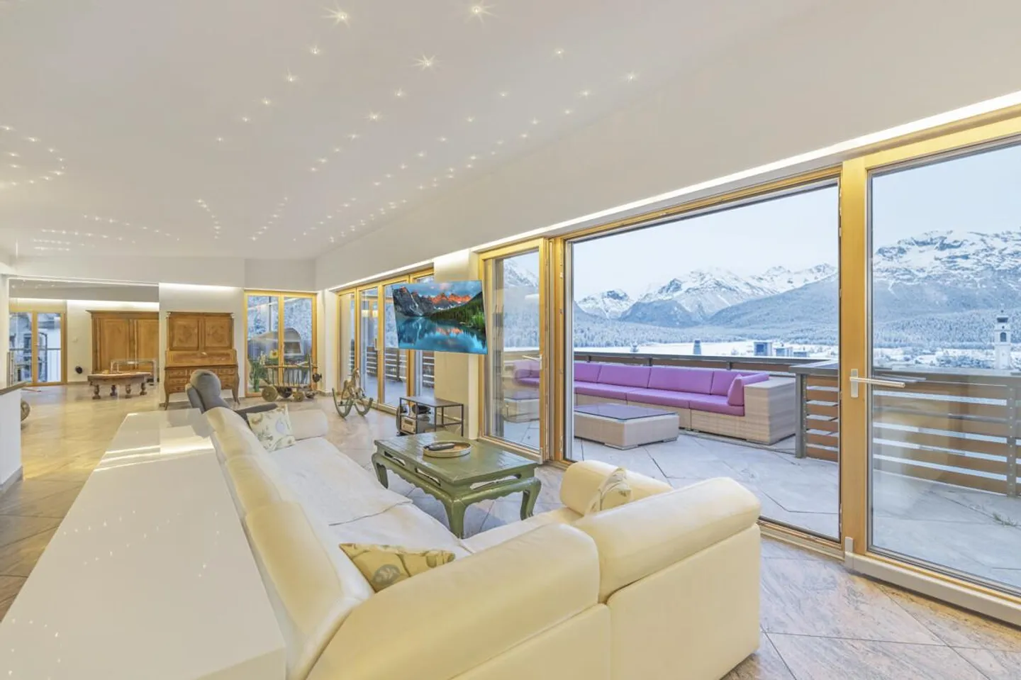 Samedan: Exklusive Ferienwohnung mit grosser Terrasse und Aussicht ... - Foto 2 von 6