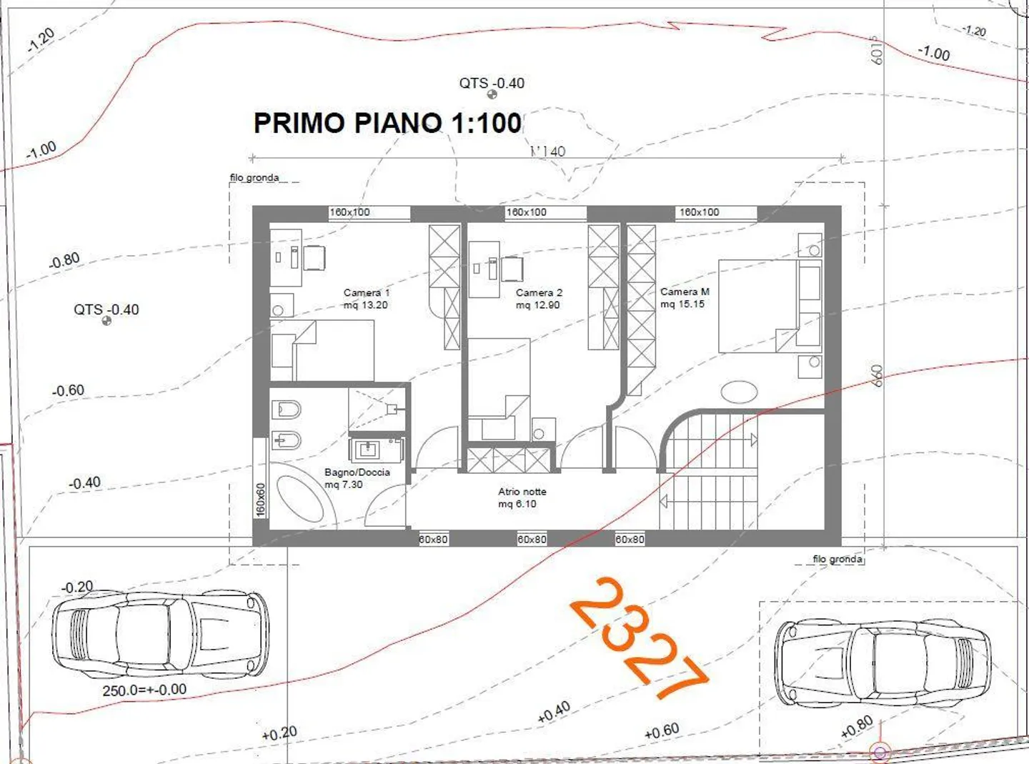 Progetto per casa monofamiliare a Camorino - Foto 7 di 8