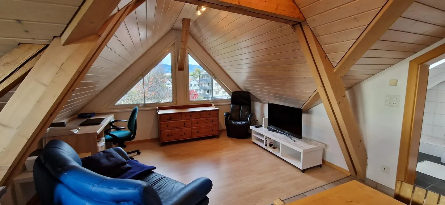 Charmante appartement sous les combles de 3 pièces avec un caractère de bien-être - Photo 1 sur 10