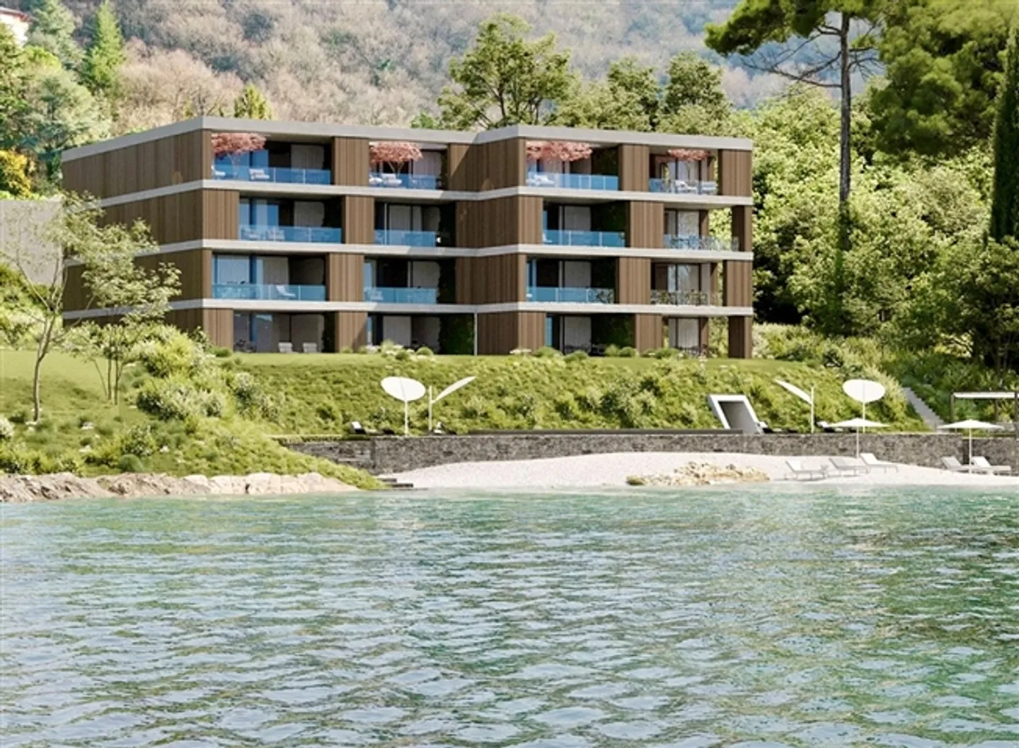 Nuova residenza prestigiosa direttamente sul lago di Lugano 3.5 - 4.5 appartamento - Foto 9 di 20