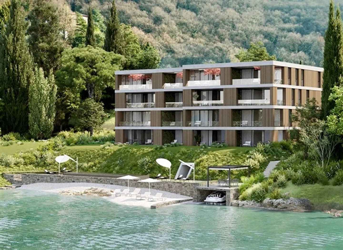 Nuova residenza prestigiosa direttamente sul lago di Lugano 3.5 - 4.5 appartamento - Foto 10 di 20