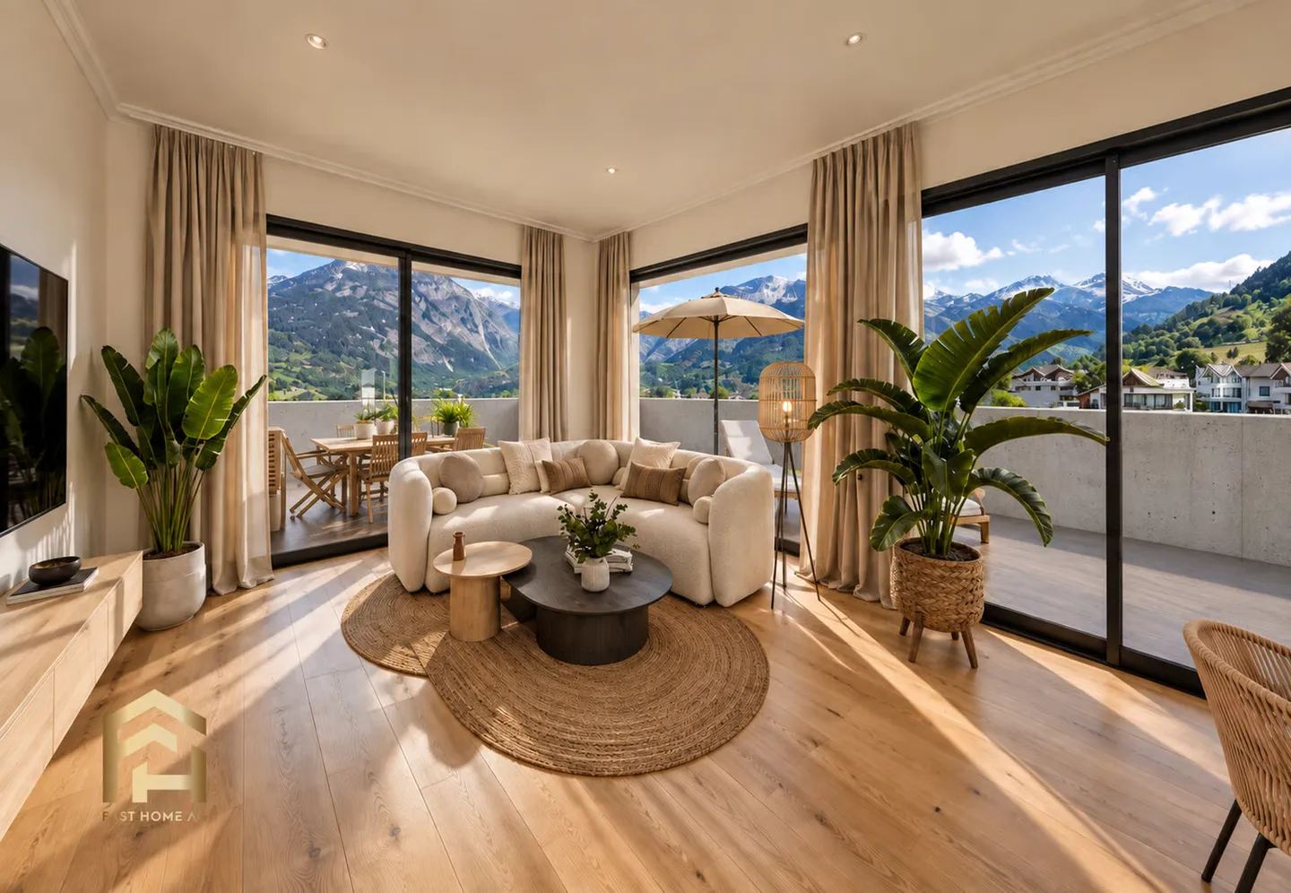 Appartement penthouse de 4,5 pièces idéalement situé à Ried-Brig - Photo 2 sur 12