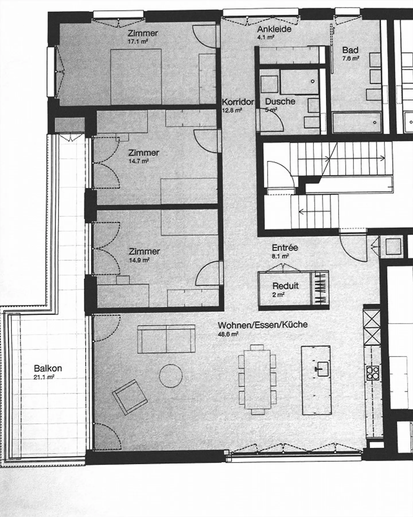 Appartement moderne de 4,5 pièces avec finition de haute qualité à Aesch ZH - Photo 7 sur 7