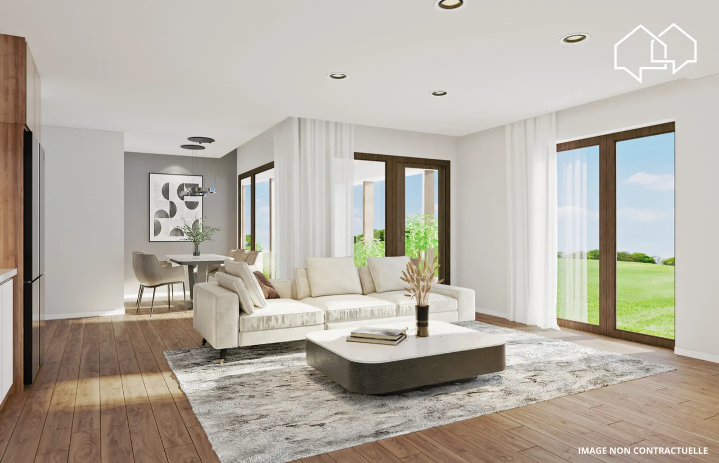 Schöne 4,5-Zimmer-Wohnung im 1. Stock (Gebäude 1 - Los 3) - Foto 6 von 9