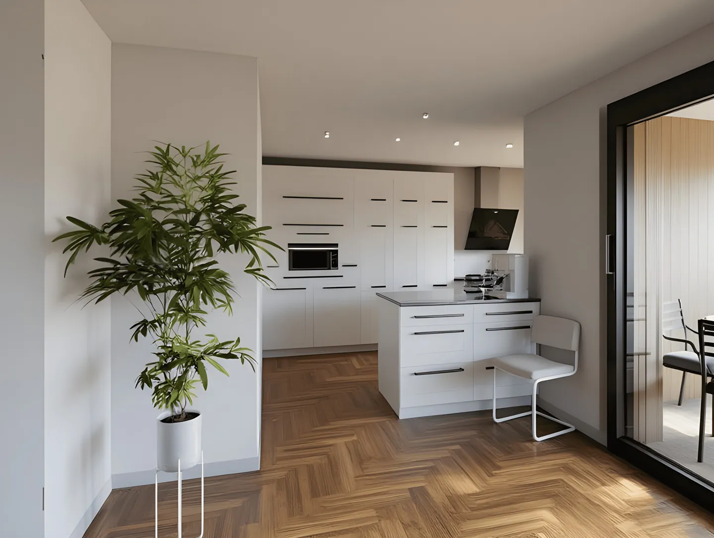 Esclusivo appartamento attico di 5,5 stanze con giardino d'inverno e terrazza di 77m2 - Foto 6 di 13