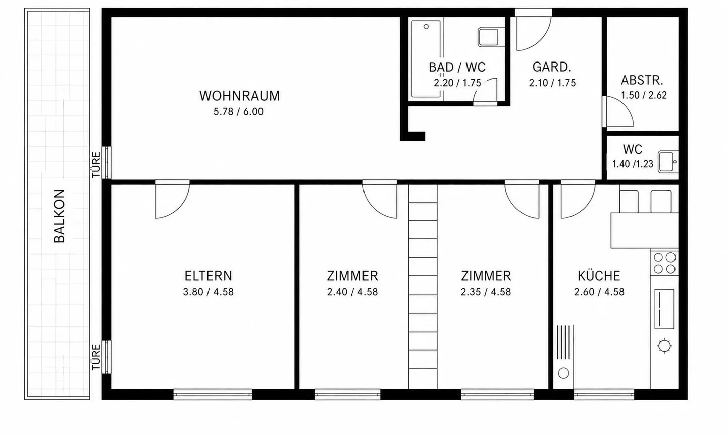 Modernes Apartment mit Aussicht - Foto 17 von 18