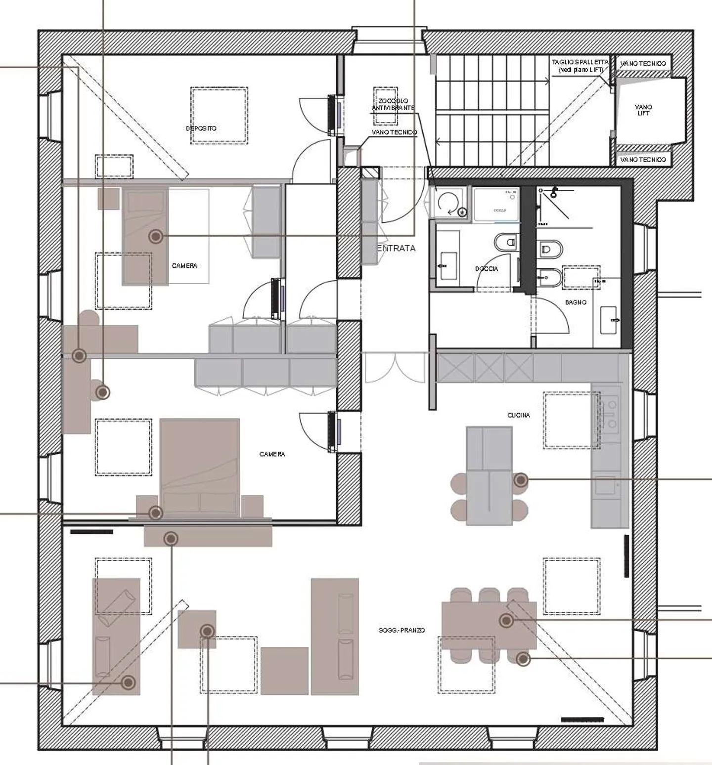 Dachgeschoss in Bellinzona komplett renoviert - Photo 10 of 11