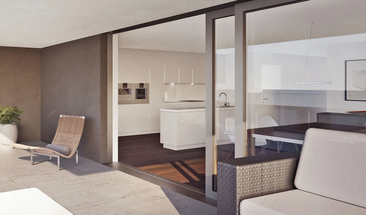 Gehobene 4½-Zimmer-Wohnung mit herrlicher Panoramasicht im Felmispark - Foto 4 von 7