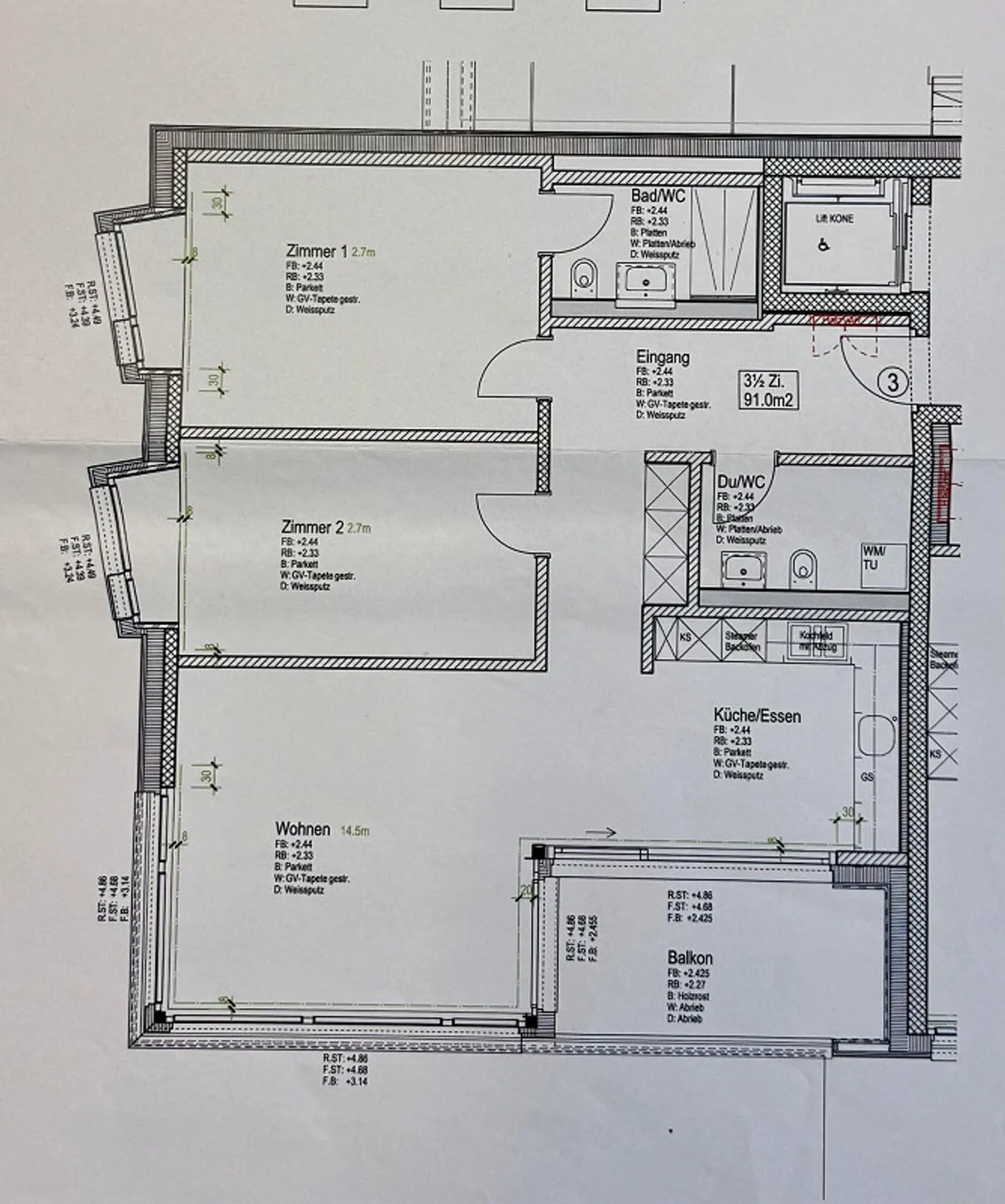 Appartamento moderno di 3,5 stanze; alto standard di costruzione e posizione centrale - Foto 5 di 5