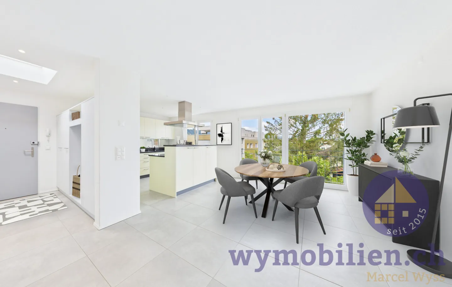 Dreamlike 4.5-room penthouse apartment with mountain view in Münsingen - Photo 3 of 12