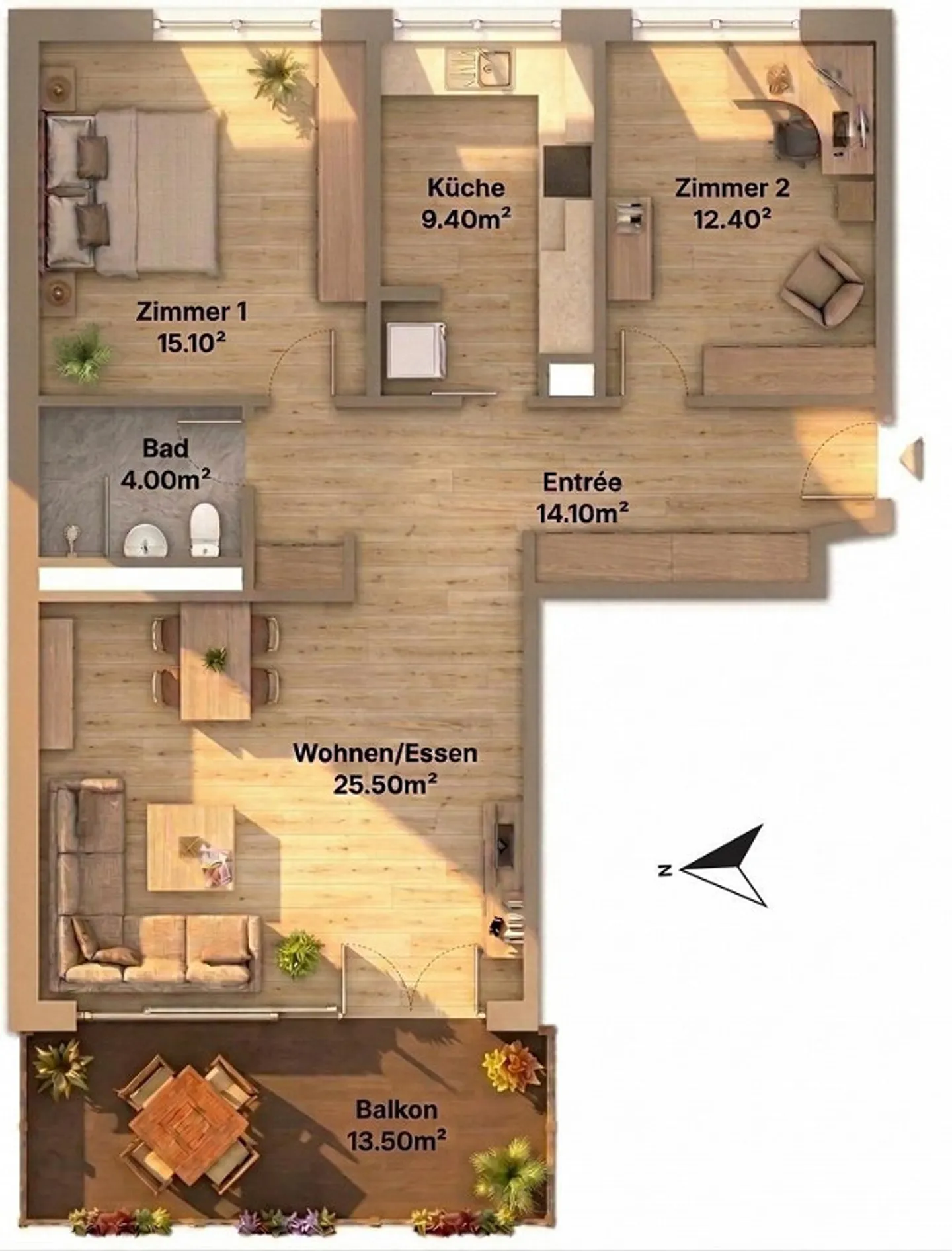 Première occupation : Appartement 3.5 pièces rénové avec style, disponible à partir du 1er août 2026 - Photo 11 sur 11