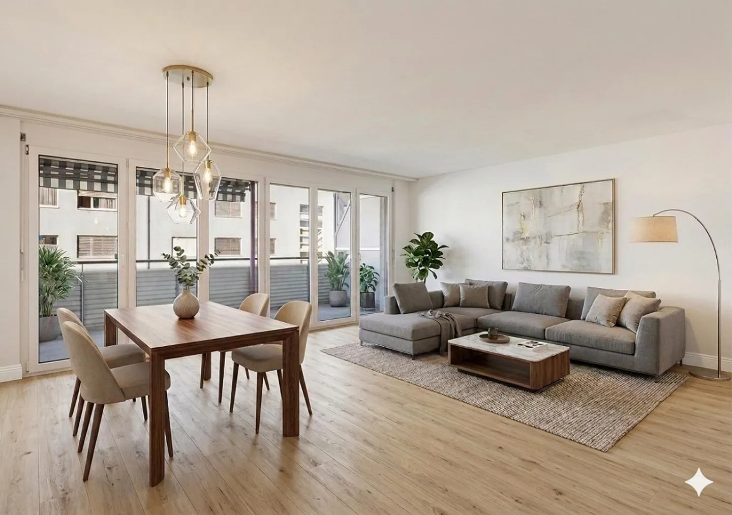 Première occupation : Appartement 3.5 pièces rénové avec style, disponible à partir du 1er août 2026 - Photo 1 sur 11