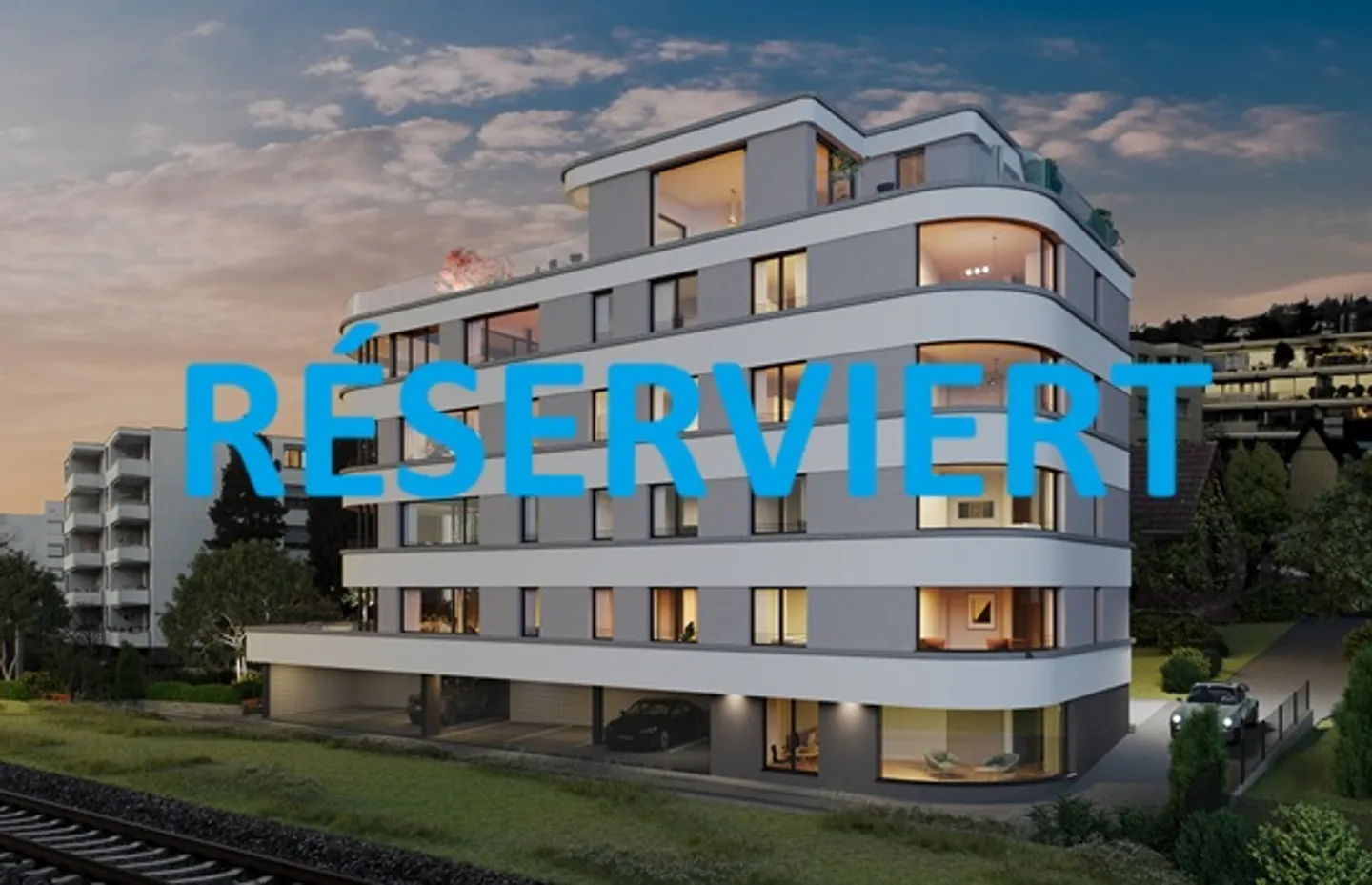 Maisonette penthouse de 5,5 pièces avec vue panoramique et dégagée sur le lac - Photo 1 sur 7