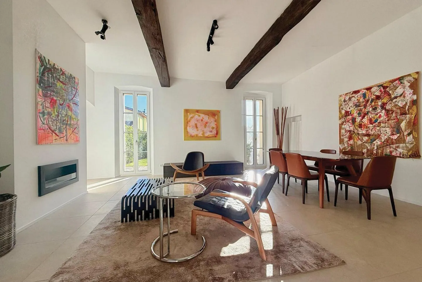 MAISON HISTORIQUE 7.5 NOUVELLEMENT RÉNOVÉE À PREGASSONA ALTA - Photo 2 sur 11