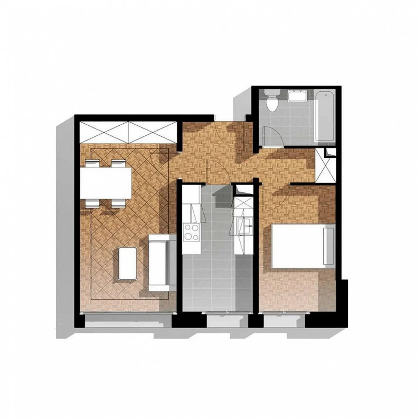 Magnifico appartamento di 3 stanze, vicino a tutti i servizi - Foto 6 di 6