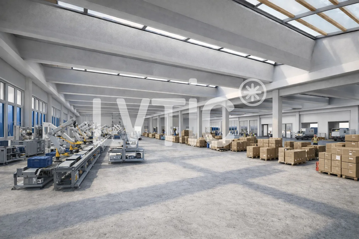 Industrial hall and offices of 3300 m2, divisible, for rent in Avenches - Photo 3 of 8
