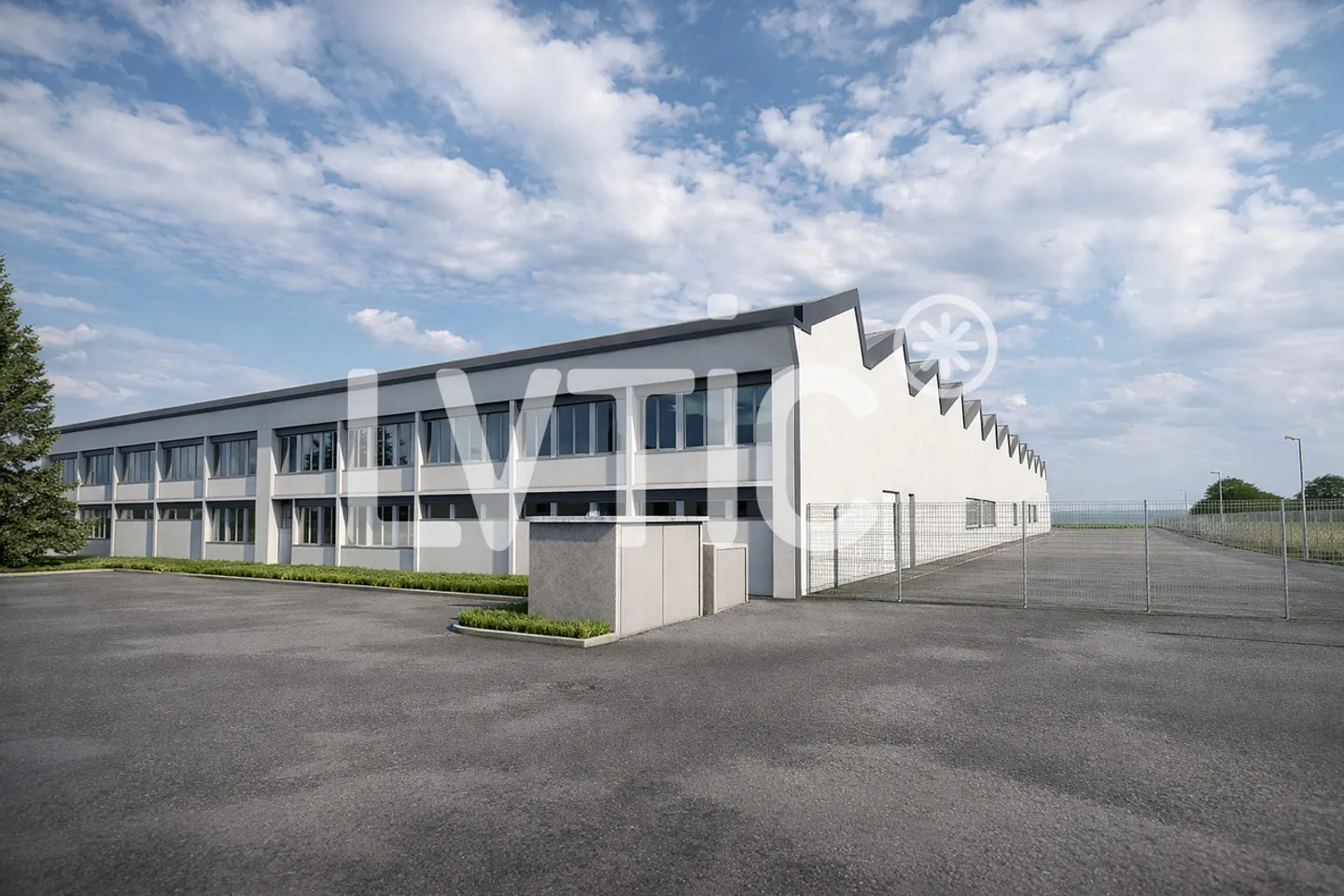 Industrial hall and offices of 3300 m2, divisible, for rent in Avenches - Photo 1 of 8