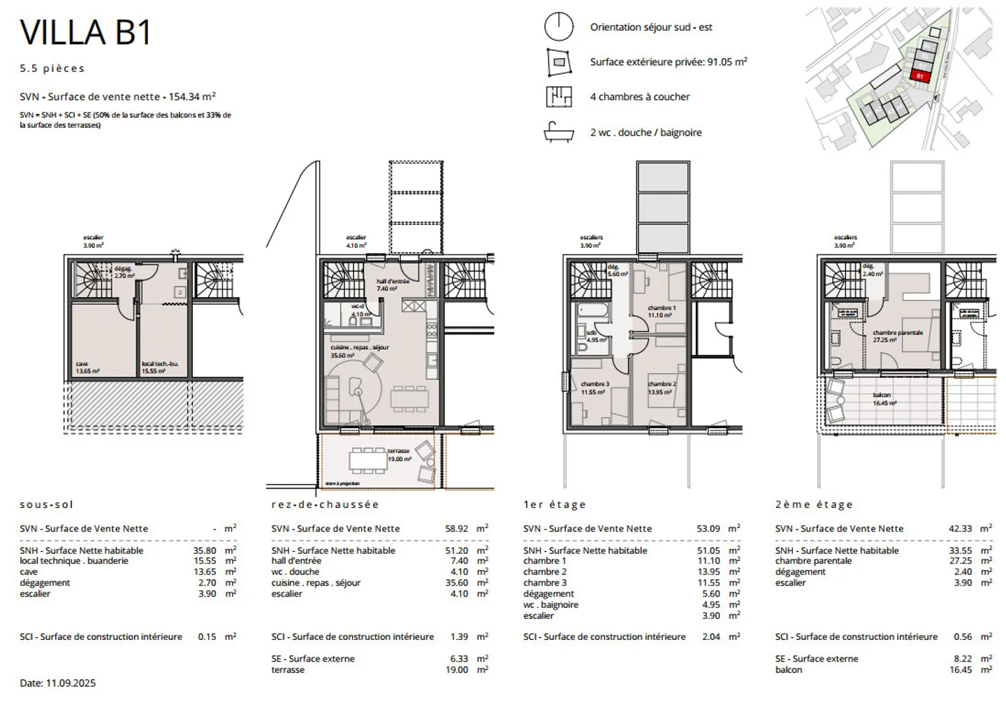 New promotion of 8 villas in Cottens - Photo 8 of 8