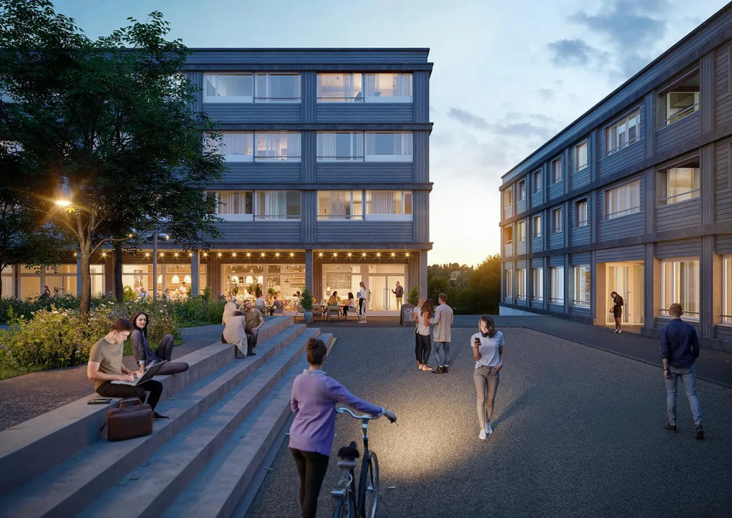 Il tuo nuovo spazio gastronomico? Partecipa al nuovo quartiere di Stadtsägi - Foto 1 di 4