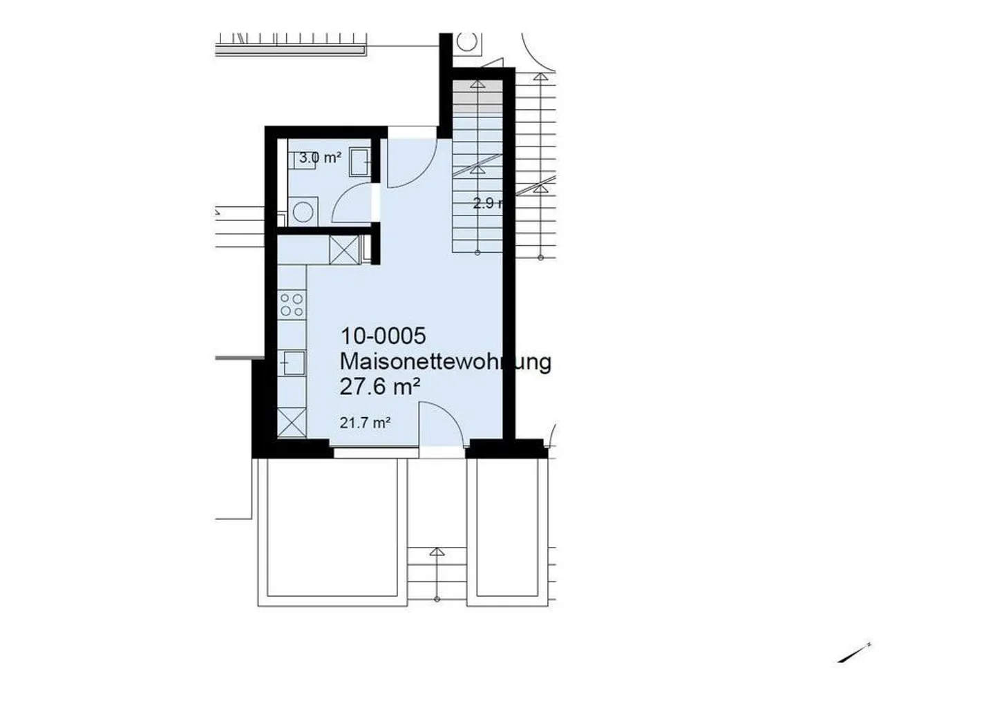 3.5 Room Maisonette Apartment in the Heart of Wiedikon - Photo 9 of 10