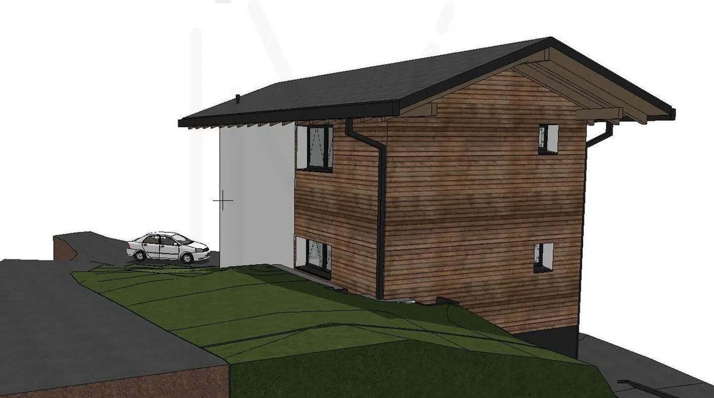 Terrain avec permis en force pour une villa/chalet individuel - Photo 5 of 5