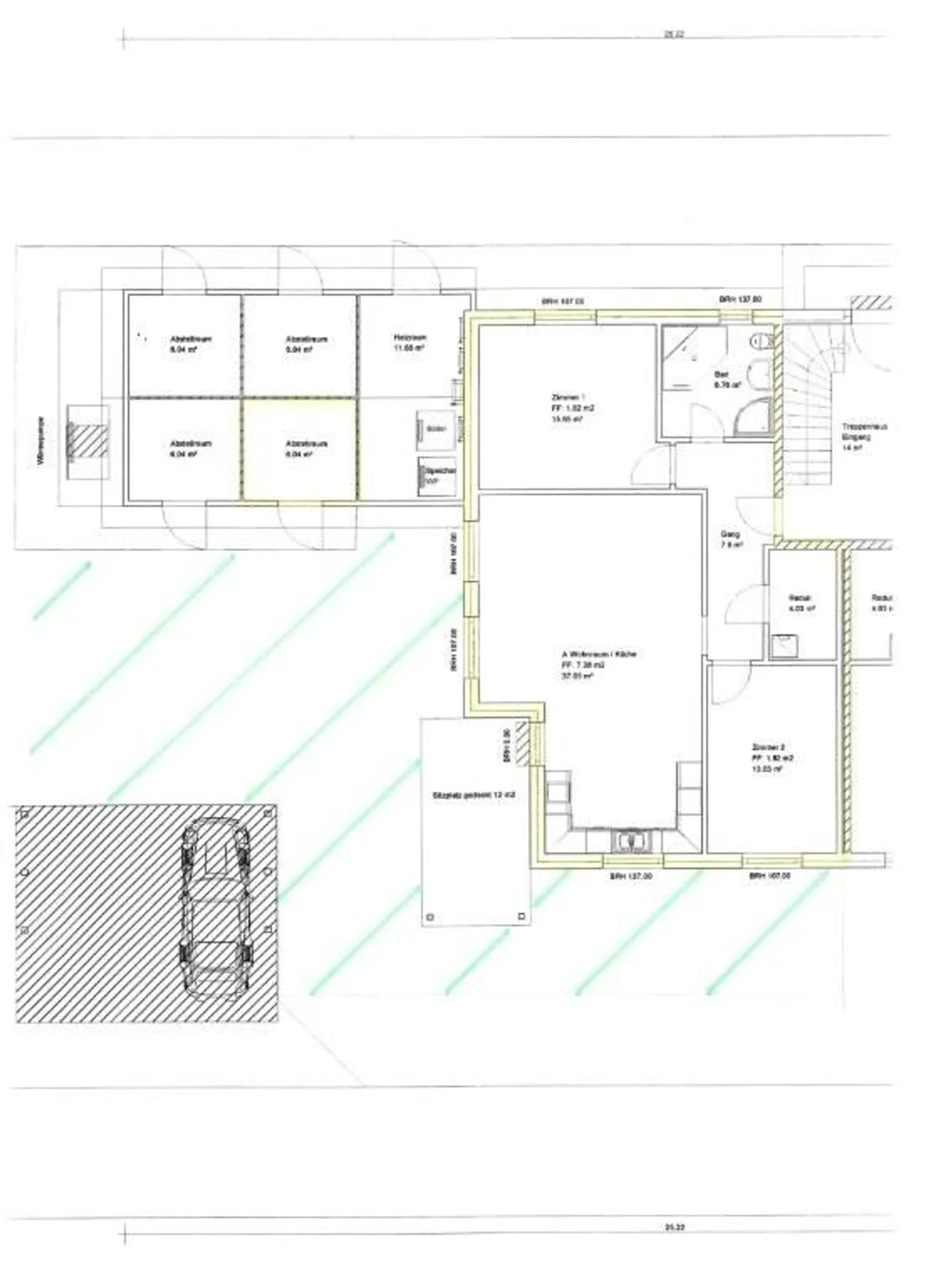 In casa a 4 famiglie, in affitto appartamento di 3,5 locali, vasca idromassaggio, carport e spazio di stoccaggio, ripostiglio - Foto 10 di 10